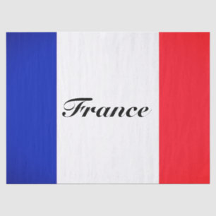 Cadeaupapier met Franse vlag Tissuepapier