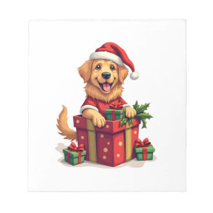 Cadeaupapier met Gouden Retriever Notitieblok