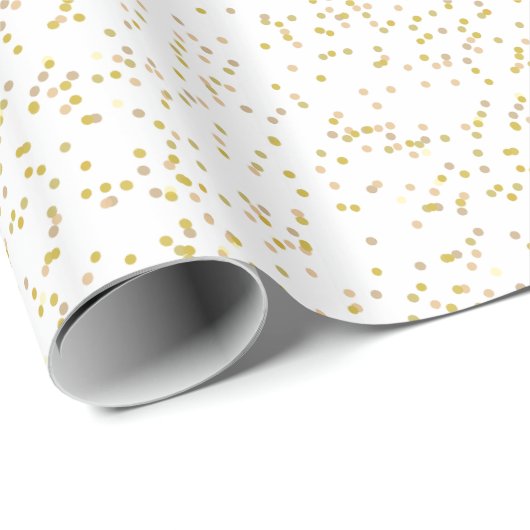 Cadeaupapier met goudstofconfetti (Rol Hoek)