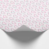 Cadeaupapier met harten (Hoek)