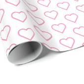 Cadeaupapier met harten (Rol Hoek)