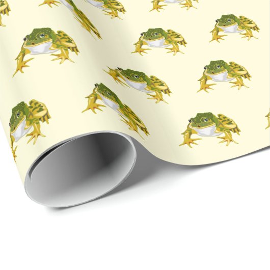 Cadeaupapier met Kikkers (Rol Hoek)