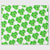 Cadeaupapier met klaverblad (Vlak)