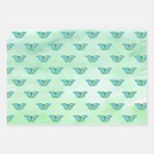 Cadeaupapier met libellen en vlinders assortiment (Voorkant 2)