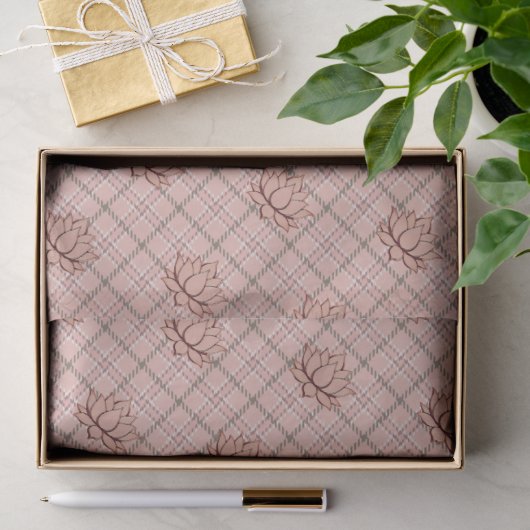 Cadeaupapier met Lotusvijver Tissuepapier (Geschenk)