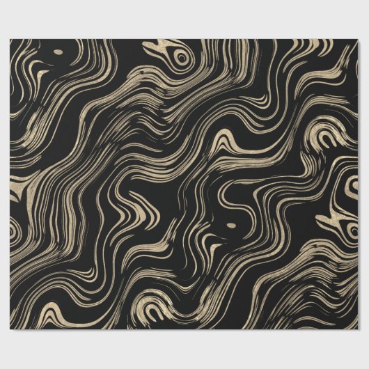 Cadeaupapier met marmergoud (Vlak)