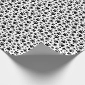 Cadeaupapier met pootafdrukken (Hoek)