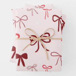 Cadeaupapier met rode strik