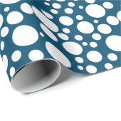 Cadeaupapier met rond patroon (Rol Hoek)