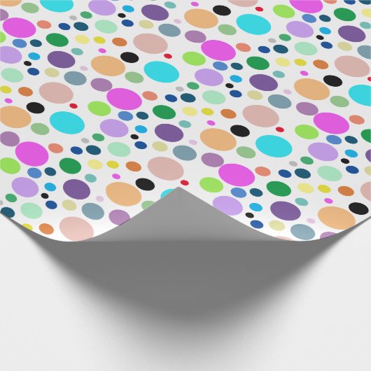 Cadeaupapier met rond patroon (Hoek)