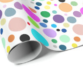 Cadeaupapier met rond patroon (Rol Hoek)