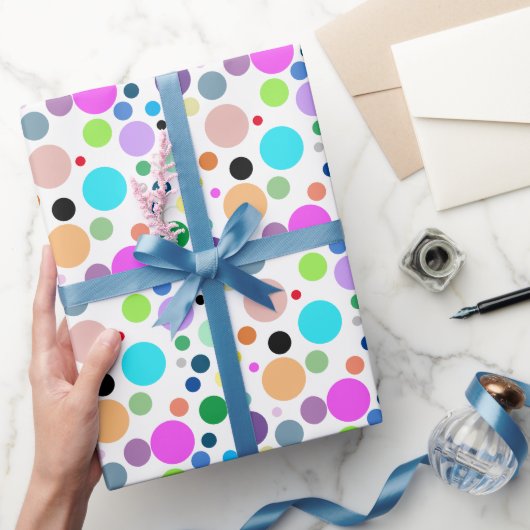 Cadeaupapier met ronde motief (Geschenken)