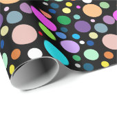 Cadeaupapier met ronde motief (Rol Hoek)