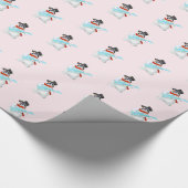 Cadeaupapier met Rots Sneeuwman (Hoek)