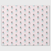 Cadeaupapier met Rots Sneeuwman (Vlak)