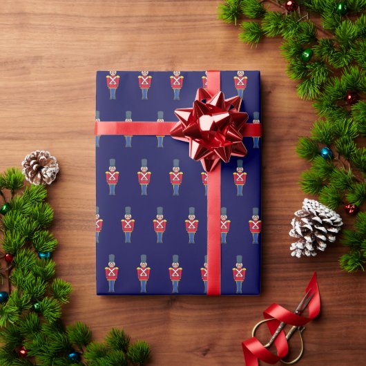 Cadeaupapier met speelgoedsoldaten (Feestdagen Geschenken)