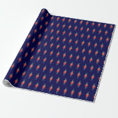 Cadeaupapier met speelgoedsoldaten (Uitgerold)