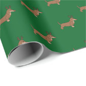 Cadeaupapier met teckels (Rol Hoek)