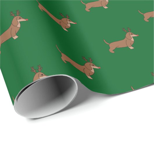 Cadeaupapier met teckels (Rol Hoek)