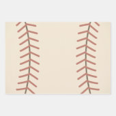 Cadeaupapier met vintage honkbalmotief (Voorkant 3)