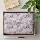 Cadeaupapier met vintage roos motief tissuepapier (Geschenk)