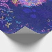 Cadeaupapier met Vlinders Hart (Hoek)