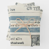 cadeaupapier met zeethema (In situ)