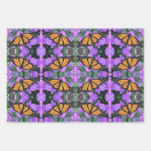 Cadeaupapier Monarch op Asters (Voorkant)