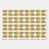 Cadeaupapier Monarch op Zonnebloem Art (Voorkant 2)