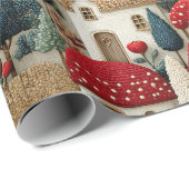 Cadeaupapier Naaldkant Dorpshuisjes (Rol Hoek)