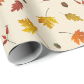 Cadeaupapier — Najaars Herfst — Afval (Rol Hoek)