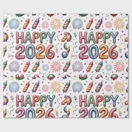 Cadeaupapier-Nieuwjaar 2026 Cadeaupapier