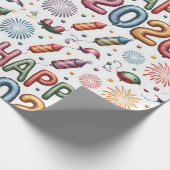 Cadeaupapier-Nieuwjaar 2026 Cadeaupapier (Hoek)