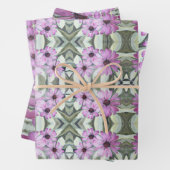 Cadeaupapier Paarse Afrikaanse madeliefjes (In situ)