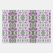 Cadeaupapier Paarse Afrikaanse madeliefjes (Voorkant)