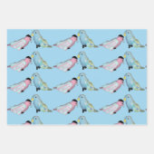 Cadeaupapier - Parkietpoppen (Voorkant 3)