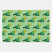 Cadeaupapier - Parkietpoppen (Voorkant 2)