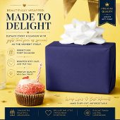 Cadeaupapier | Persoonlijk Navy Cadeaupapier
