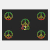 Cadeaupapier plat vel set van 3 (Voorkant)