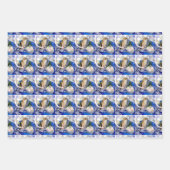 Cadeaupapier plat vel set van 3 (Voorkant 2)
