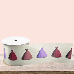 Cadeaupapier Quinceañera bruidsjurk debutanten bal Satijnen Lint