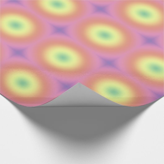 Cadeaupapier - Regenboogcirkels (versie 2) (Hoek)