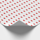 Cadeaupapier - Rode Harten (Hoek)