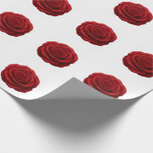 Cadeaupapier - Rode Roos Bloem (Hoek)