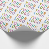 Cadeaupapier Rol Custom Bedrijfslogo VS (Hoek)