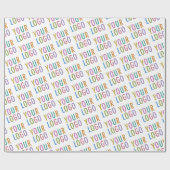 Cadeaupapier Rol Custom Bedrijfslogo VS (Vlak)