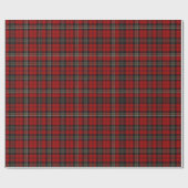 Cadeaupapier - Rood tartan Macpherson Clan (Vlak)