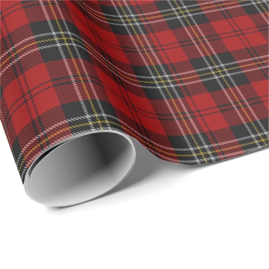 Cadeaupapier - Rood tartan Macpherson Clan (Rol Hoek)
