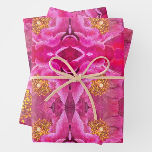 Cadeaupapier Roze Cactus Roos (In situ)