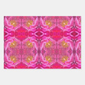 Cadeaupapier Roze Cactus Roos (Voorkant)